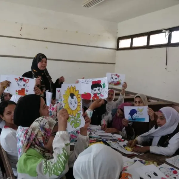 قصور الثقافة تعزز قيم المواطنة بمدارس المنيا بلقاءات توعية وورش فنية