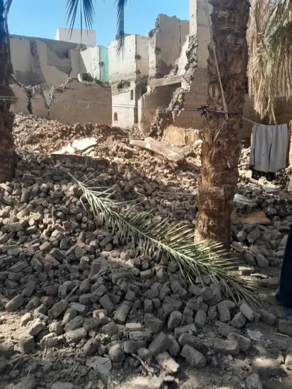 جثة و2 مصابين في إنهيار جزئي لمنزل بالمنيا
