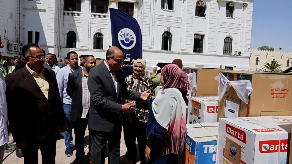 محافظ المنيا يسلم 23 جهاز عروس للمقبلات على الزواج